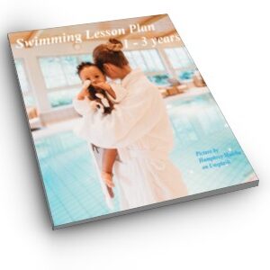 Picture of a mother hugging her toddler whilst standing by the side of the pool. Swim Lesson Plan for toddlers Age1 to 3 years cover image