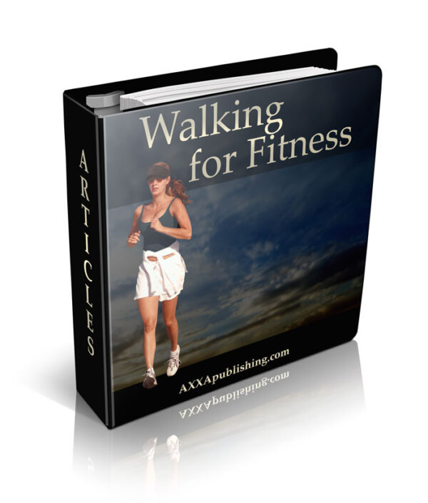 Cover image of "Walking For Fitness with a young woman, in sport clothing, walking.