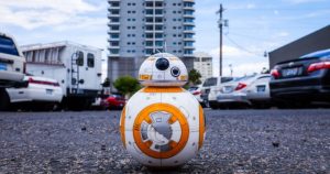 Picture of a BB8. Star wars droid. Marketing like dropshipping by remote.
